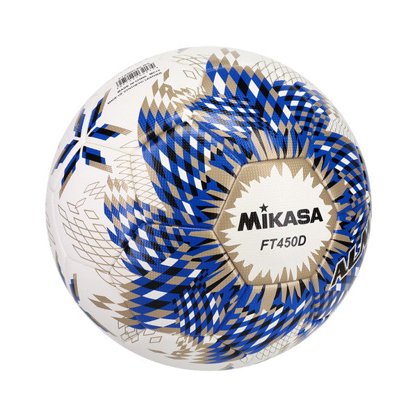 ミカサMIKASAALMUNDOFT450D-BLBSサッカーボール4号球貼りブルーブロンズ