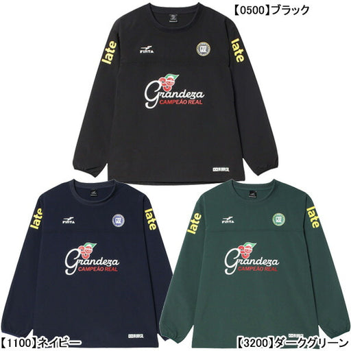 【ネコポス送料無料】フィンタFINTAGDZプルオーバーピステトップFT4513サッカーフットサルトレーニングトップ練習着メンズ