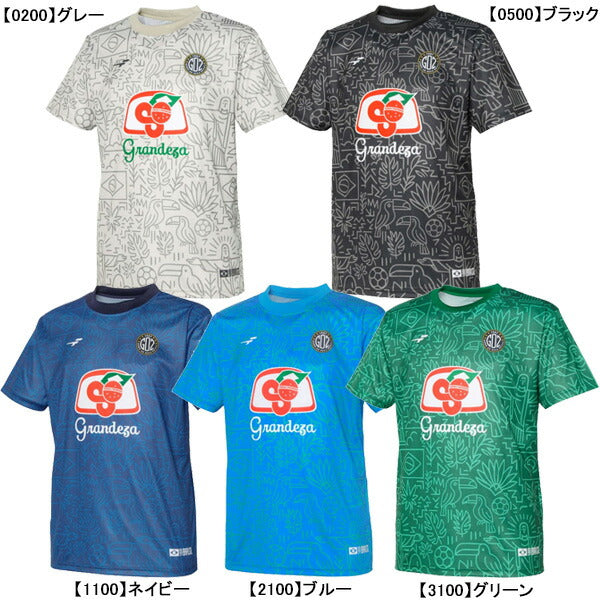 【ネコポス対応可】フィンタFINTAフィンタＧＤＺグラフィックプラクティスシャツFT4612サッカーフットサルプラシャツ半袖練習着メンズ