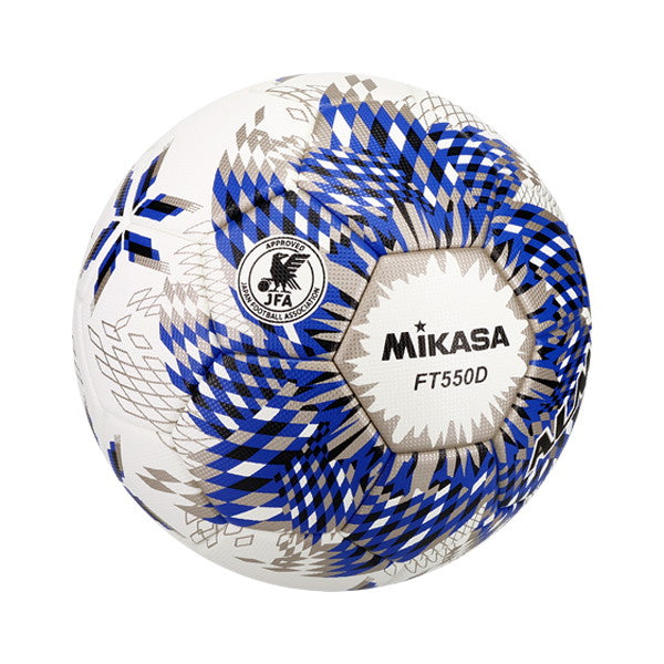 ミカサMIKASAALMUNDO芝用FT550D-BLBSサッカーボール5号球国際公認球貼りブルーホワイト
