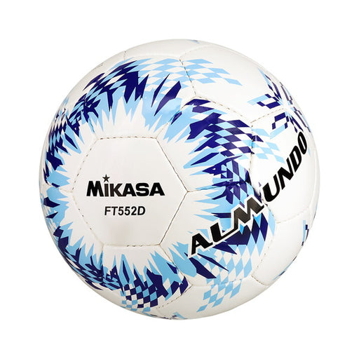 ミカサMIKASAALMUNDOFT552D-BLLBサッカーボール5号球手縫いブルーホワイト