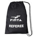 フィンタFINTAレフェリー４点セットFT5977サッカーフットサル半袖シャツ長袖シャツハーフパンツソックス収納バッグブラック黒