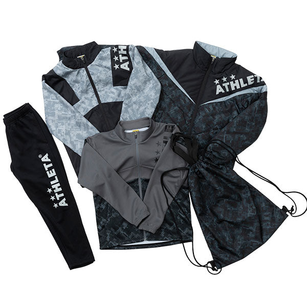 アスレタATHLETAジュニア2026年トレーニングWINTERセットFTB-26JTRサッカーフットサル福袋ジャージブレーカー子供用