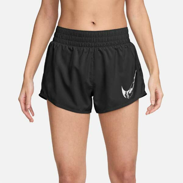 【ショップ限定エントリーでさらに+9倍】【ネコポス送料無料】ナイキNIKEレディースランニングパンツナイキワンFV6365-010ウィメンズDri-FITミッドライズショートパンツインナー付き