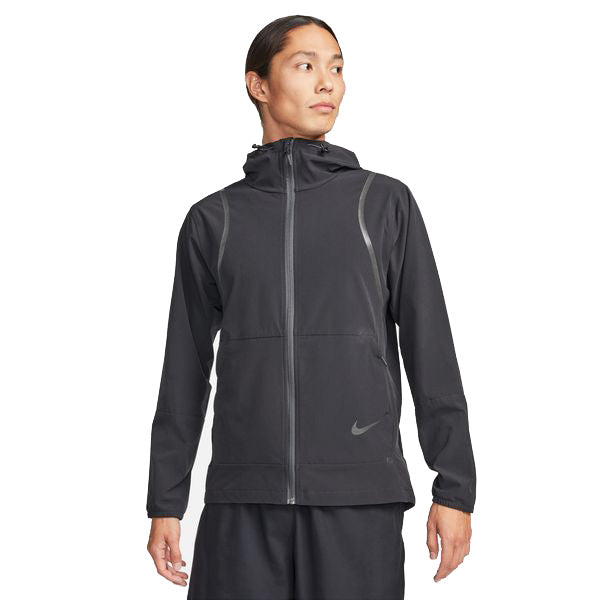 ナイキNIKEメンズトレーニングシャツRPLアンリミテッドI2SPフーディFZ4771-010ランニングジャケットレーニングウェアブラック
