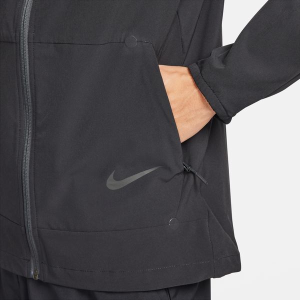 ナイキNIKEメンズトレーニングシャツRPLアンリミテッドI2SPフーディFZ4771-010ランニングジャケットレーニングウェアブラック