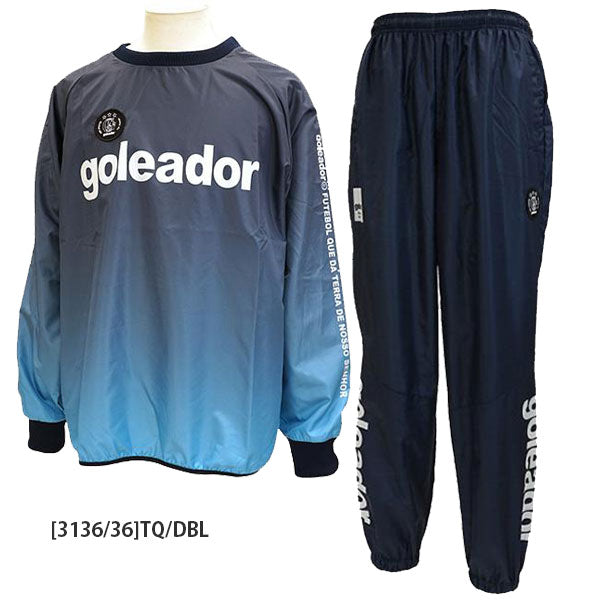 【上下セット】ゴレアドールgoleador昇華ベーシックピステ上下G-2484/G-2485サッカーフットサルトレーニングトップパンツ裏地無し防風メンズ