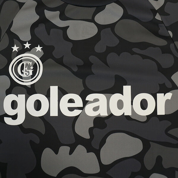 【ネコポス対応可】ゴレアドールgoleadorNovooficialcamouflageプラシャツG-2626サッカーフットサルプラクティスシャツ半袖練習着メンズ