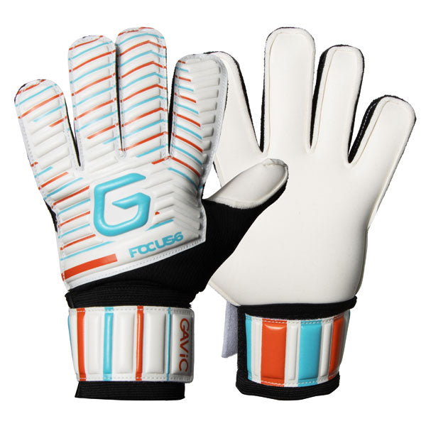 ガビックGAVICフォーカス6キーパーグローブGC3218-WHT/DSKYサッカーキーパーグローブGKグローブ子供用