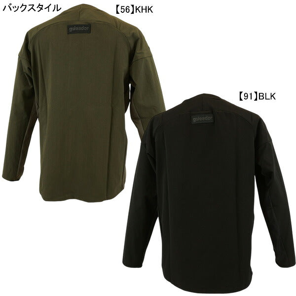 【送料無料】ゴレアドールgoleadorナイロンWaffletextureジャージノーカラーZIPJKTGD-153サッカーフットサルトレーニングジャケットメンズ