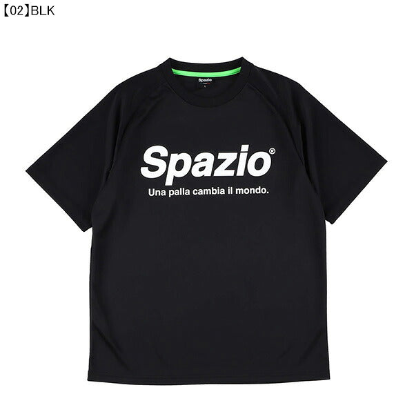 【ネコポス送料無料】スパッツィオspazio全胸ロゴプラシャツGE-0781サッカーフットサルプラクティスシャツTシャツ練習着メンズレディース男女兼用