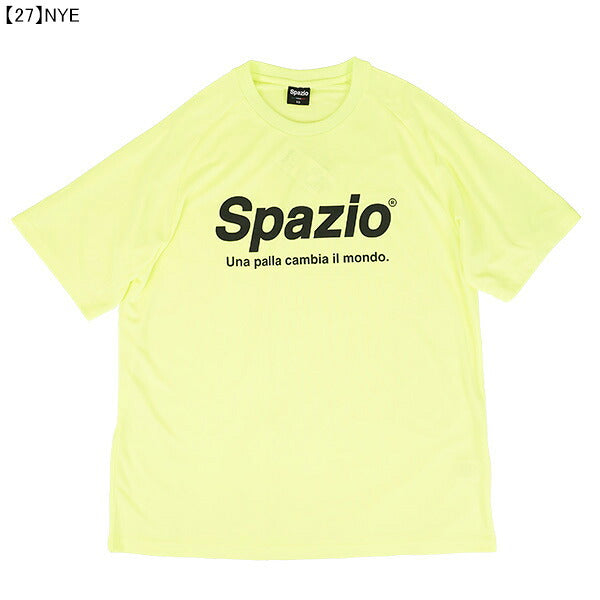 【ネコポス送料無料】スパッツィオspazio全胸ロゴプラシャツGE-0781サッカーフットサルプラクティスシャツTシャツ練習着メンズレディース男女兼用