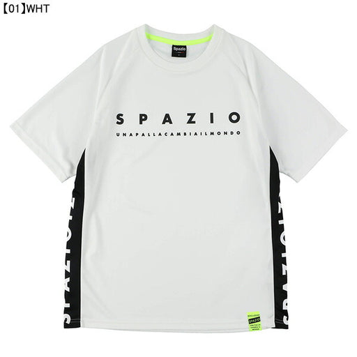 【ショップ限定エントリーでさらに+9倍】【ネコポス送料無料】スパッツィオSpazioジュニアロゴプラシャツGE-0831サッカーフットサルプラクティスシャツ半袖練習着子供用