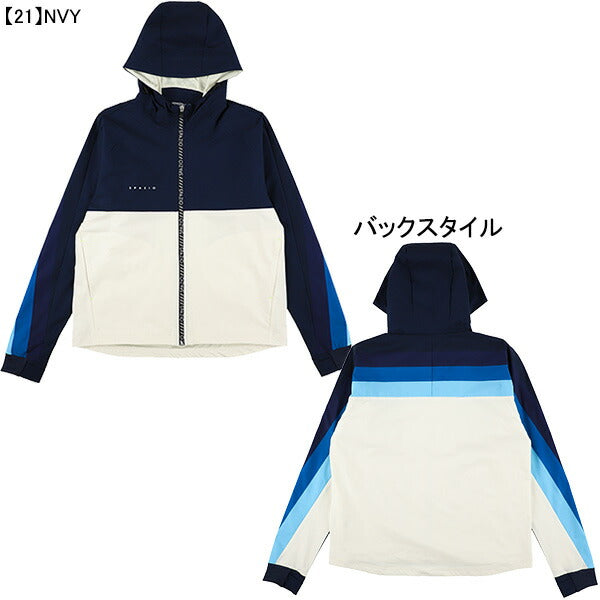 スパッツィオspazioジュニアグラデーション裏メッシュワイドジップパーカーGE-0965サッカーフットサル子供用ウインドブレーカーフード付き