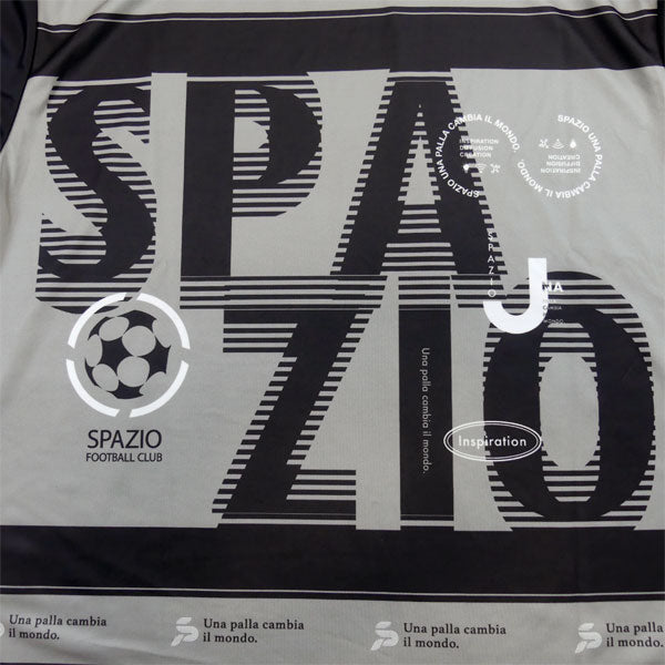 【ネコポス送料無料】スパッツィオspazioオーバーサイズ長袖ボーダープラシャツGE1005サッカーフットサル練習着メンズ