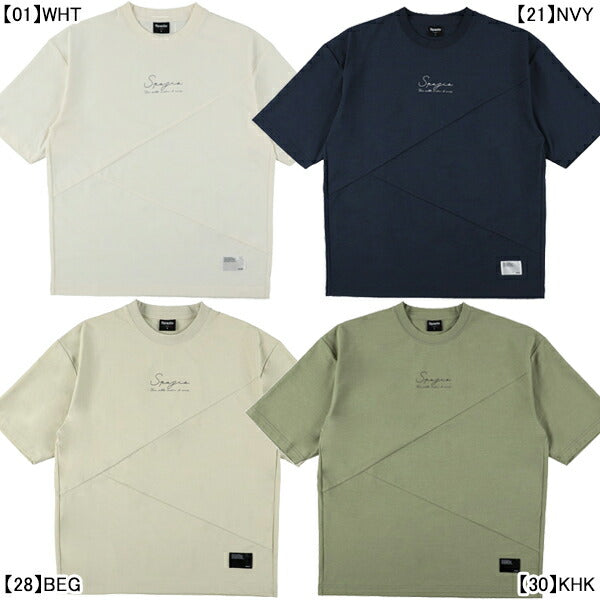 【ネコポス送料無料】スパッツィオSpazioオーバーサイズアシンメトリーTシャツGE-1030サッカーフットサルメンズ