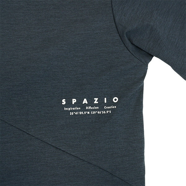【ネコポス送料無料】スパッツィオSpazioオーバーサイズアシンメトリーTシャツGE-1030サッカーフットサルメンズ