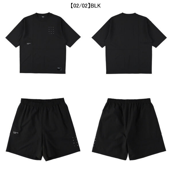【ショップ限定エントリーでさらに+9倍】【上下セット】スパッツィオSpazio切り替えオーバーサイズTシャツプラパン上下GE1060-BT0284サッカーフットサルメンズ