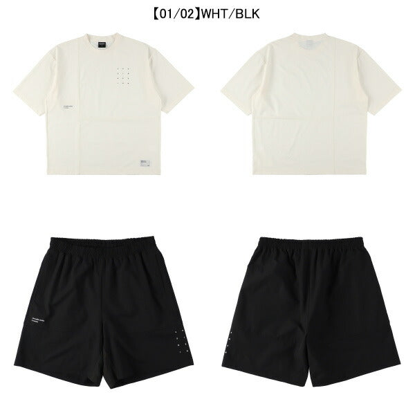 【上下セット】スパッツィオSpazioJr.切り替えオーバーサイズTシャツプラパン上下GE1073-BT0287サッカーフットサル子供用