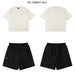 【上下セット】スパッツィオSpazioJr.切り替えオーバーサイズTシャツプラパン上下GE1073-BT0287サッカーフットサル子供用
