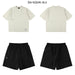 【上下セット】スパッツィオSpazioJr.切り替えオーバーサイズTシャツプラパン上下GE1073-BT0287サッカーフットサル子供用
