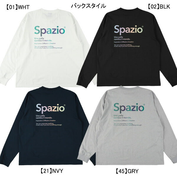 【ネコポス送料無料】スパッツィオSpazioオーバーサイズオーロラptロンTGE-1115サッカーフットサルプラクティスシャツ長袖メンズ
