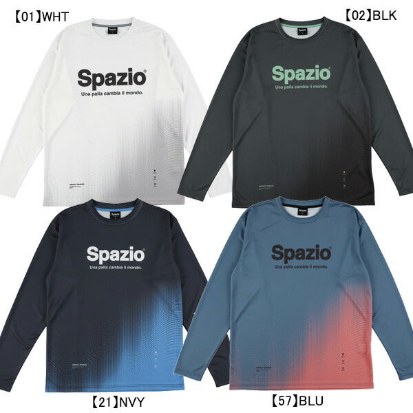 【ネコポス送料無料】スパッツィオSpazioサウンドウェーブロンプラGE-1119サッカーフットサルプラクティスシャツ長袖メンズ
