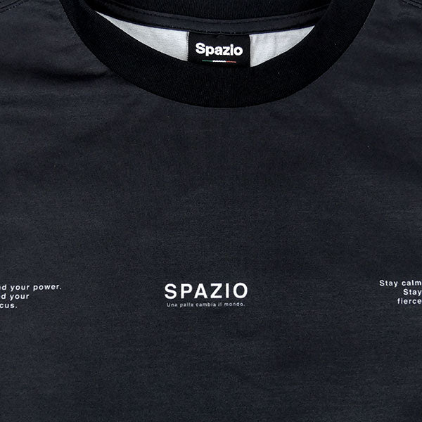 【ネコポス対応可】スパッツィオSpazioタイポグラフィオーバーサイズプラTGE1141サッカーフットサルプラクティスシャツメンズ