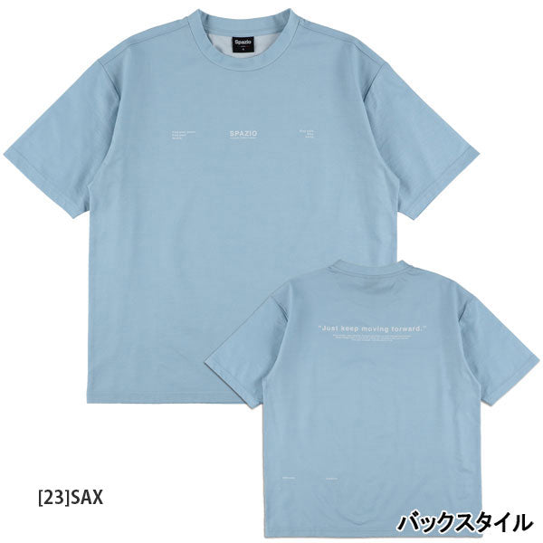 【ネコポス対応可】スパッツィオSpazioタイポグラフィオーバーサイズプラTGE1141サッカーフットサルプラクティスシャツメンズ