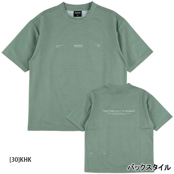 【ネコポス対応可】スパッツィオSpazioタイポグラフィオーバーサイズプラTGE1141サッカーフットサルプラクティスシャツメンズ