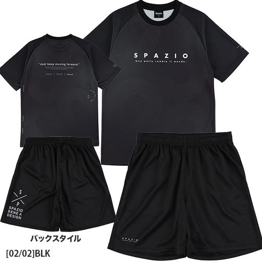 【上下セット】スパッツィオSpazioトラックラインプラシャツプラパンGE1144/GE1161サッカーフットサルプラクティスセットメンズ