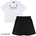 【上下セット】スパッツィオSpazioストライプオーバーサイズプラTシャツプラパンGE1145/GE1161サッカーフットサルプラクティスセットメンズ