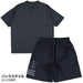【上下セット】スパッツィオSpazioストライプオーバーサイズプラTシャツプラパンGE1145/GE1161サッカーフットサルプラクティスセットメンズ