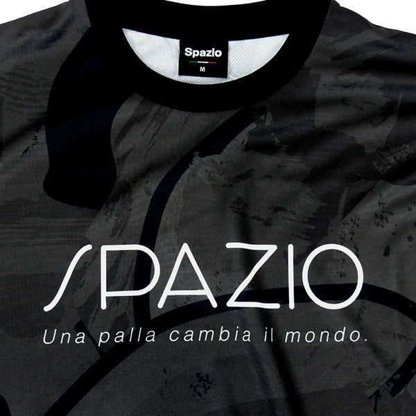 【ネコポス対応可】スパッツィオSpazioペイントプラシャツGE1146サッカーフットサル半袖プラクティスシャツメンズ