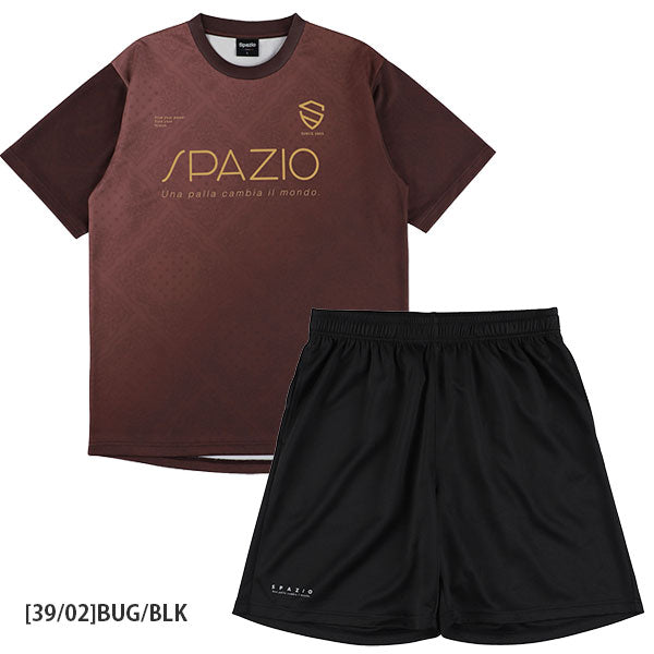 【上下セット】スパッツィオSpazioペイズリーグラデプラシャツプラパンGE1147/GE1161サッカーフットサルプラクティスセットメンズ