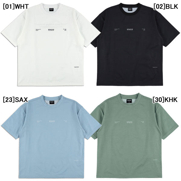【ネコポス対応可】スパッツィオSpazioジュニアタイポグラフィオーバーサイズプラTシャツGE1148サッカーフットサルプラクティスシャツ練習着子供用