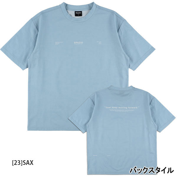 【ネコポス対応可】スパッツィオSpazioジュニアタイポグラフィオーバーサイズプラTシャツGE1148サッカーフットサルプラクティスシャツ練習着子供用