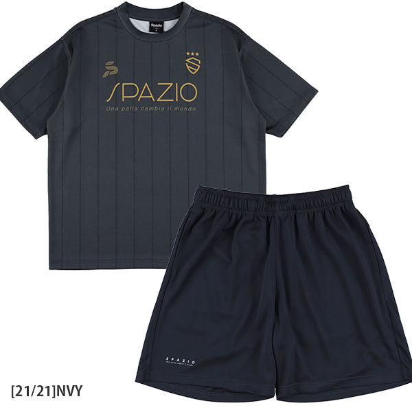 【送料無料上下セット】スパッツィオSpazioジュニアオーバーサイズプラTシャツプラパンGE1152/GE1162サッカーフットサルプラクティスセット子供用