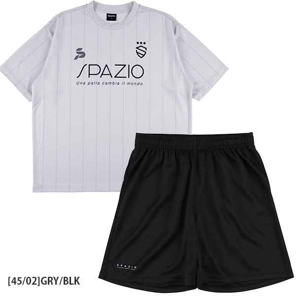 【送料無料上下セット】スパッツィオSpazioジュニアオーバーサイズプラTシャツプラパンGE1152/GE1162サッカーフットサルプラクティスセット子供用