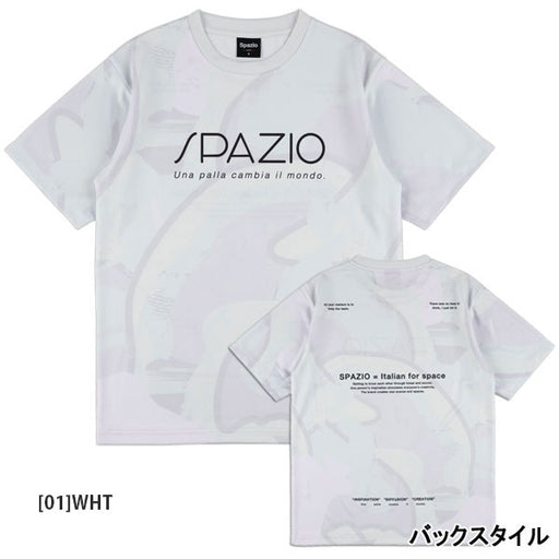【ネコポス対応可】スパッツィオSpazioジュニアペイントプラシャツGE1153サッカーフットサル半袖プラクティスシャツ子供用