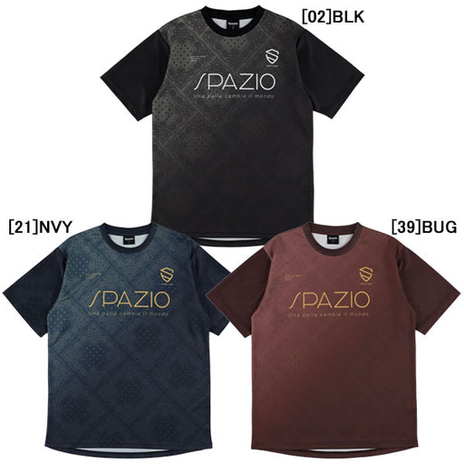 【ネコポス対応可】スパッツィオSpazioジュニアペイズリーグラデプラシャツGE1154サッカーフットサル半袖プラクティスシャツ子供用