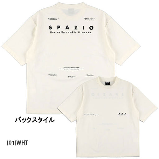 【ネコポス対応可】スパッツィオSpazioオーバーサイズプラTシャツ3GE1157サッカーフットサル半袖プラクティスシャツメンズ