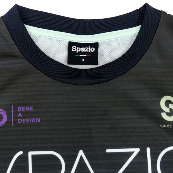 【ネコポス対応可】スパッツィオSpazioヘアラインユニフォームロンプラGE1167サッカーフットサルプラクティスシャツ長袖メンズ