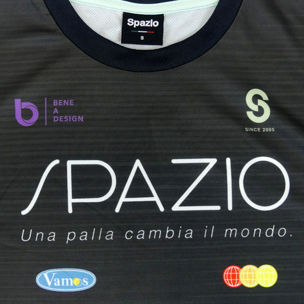 【ネコポス対応可】スパッツィオSpazioヘアラインユニフォームロンプラGE1167サッカーフットサルプラクティスシャツ長袖メンズ