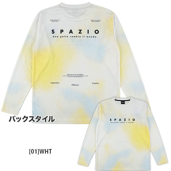 【ネコポス対応可】スパッツィオSpazioグラデアートロンプラGE1168サッカーフットサルプラクティスシャツ長袖メンズ