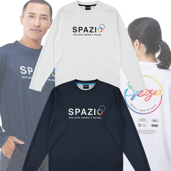 【ネコポス対応可】スパッツィオSpazioネオンサークルロンプラGE1169サッカーフットサルプラクティスシャツ長袖メンズ