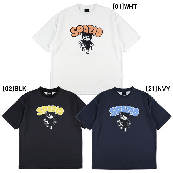 【ネコポス対応可】スパッツィオSpazioPIPPOリフティングオーバーサイズプラTシャツGE1171サッカーフットサル半袖プラクティスシャツメンズ