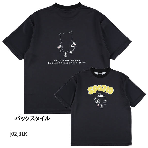 【ネコポス対応可】スパッツィオSpazioジュニアPIPPOリフティングオーバーサイズプラTシャツGE1172サッカーフットサル半袖プラクティスシャツ子供用