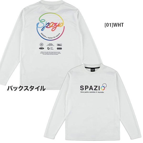 【ネコポス対応可】スパッツィオSpazioジュニアJr.ネオンサークルロンプラGE1185サッカーフットサルプラクティスシャツ長袖子供用
