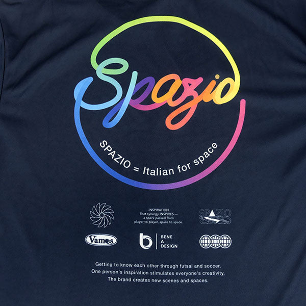 【ネコポス対応可】スパッツィオSpazioジュニアJr.ネオンサークルロンプラGE1185サッカーフットサルプラクティスシャツ長袖子供用